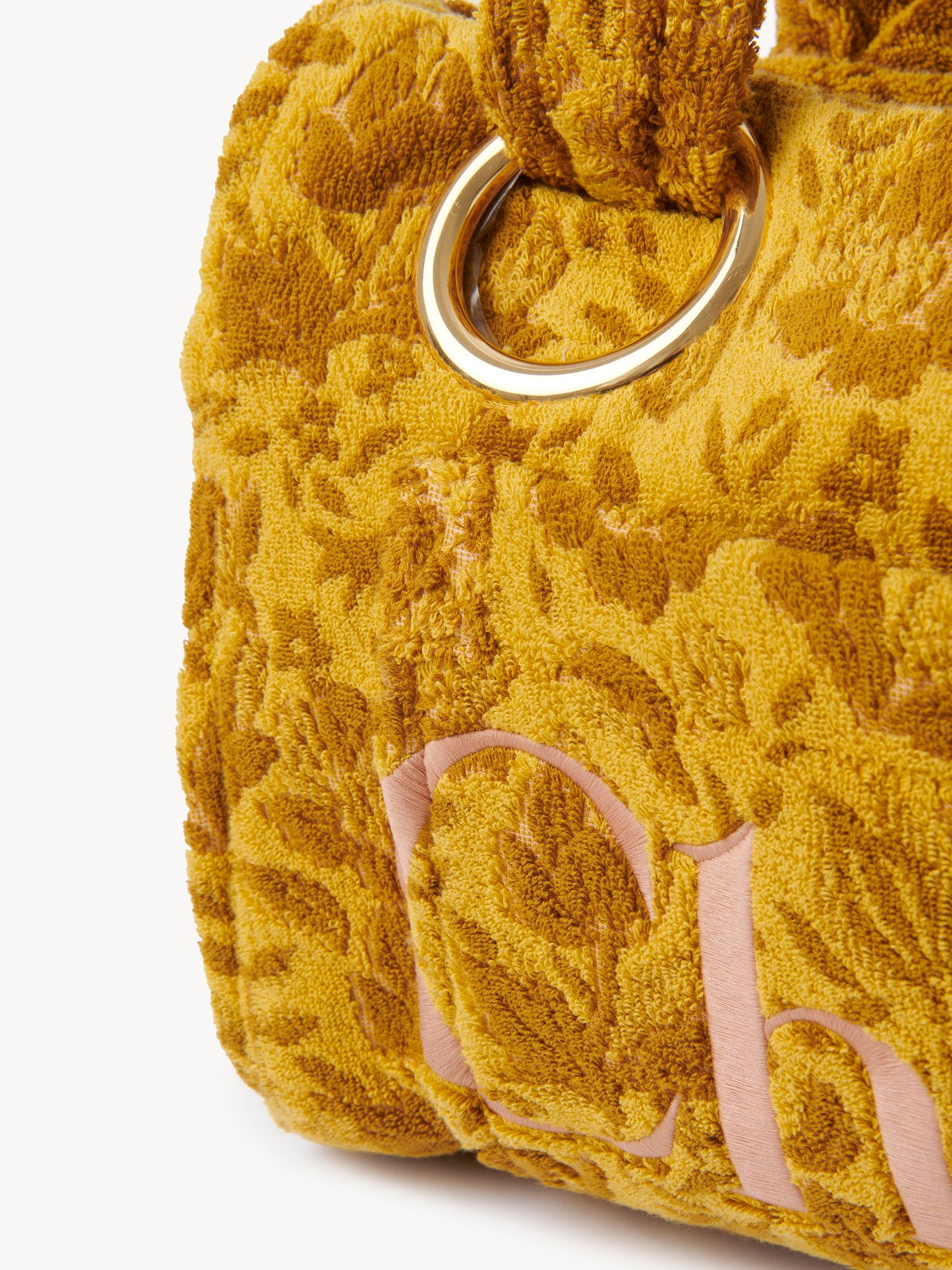 Chloé Chloé - Large Chloé Plage tote bag in jacquard terry