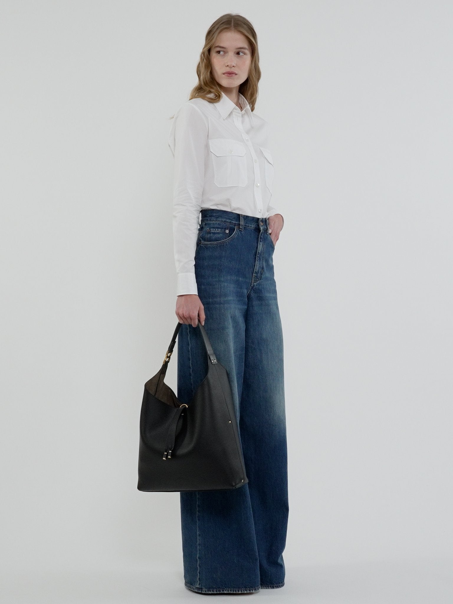 Chloé Chloé - Marcie hobo bag in grained leather