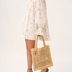 Chloé Chloé - Summer Banana tote bag in raffia