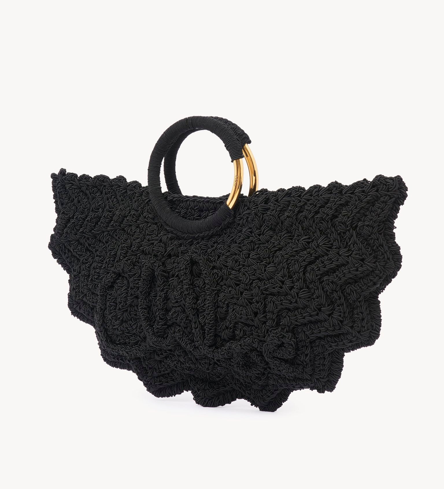 Chloé Chloé - Small Bracelet Paravent tote bag in crochet