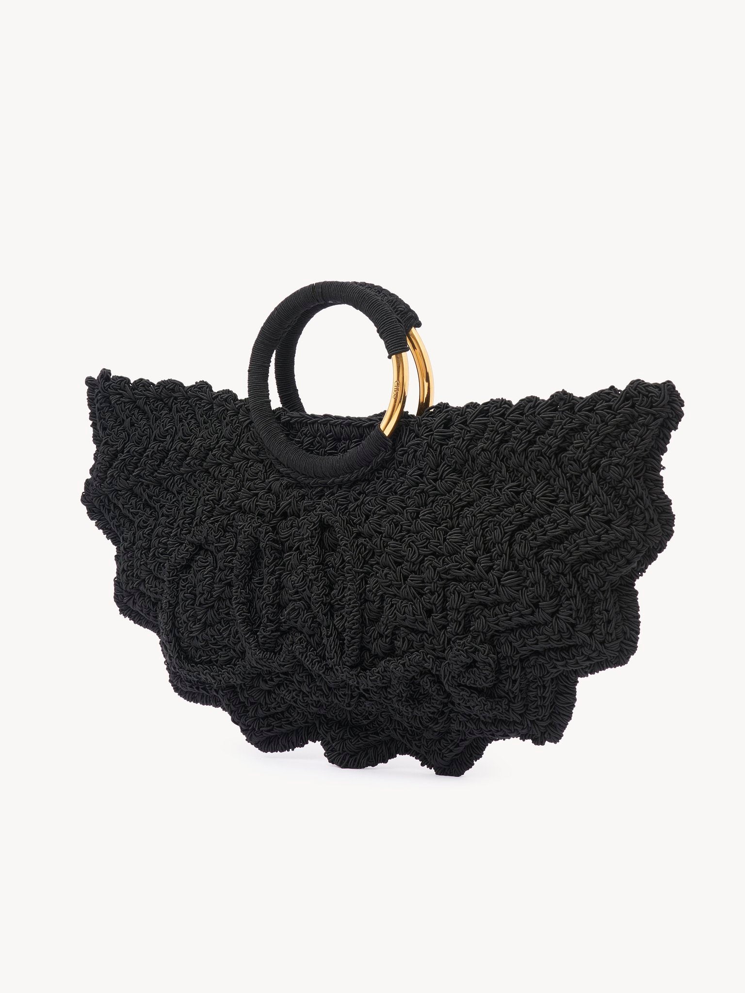 Chloé Chloé - Small Bracelet Paravent tote bag in crochet