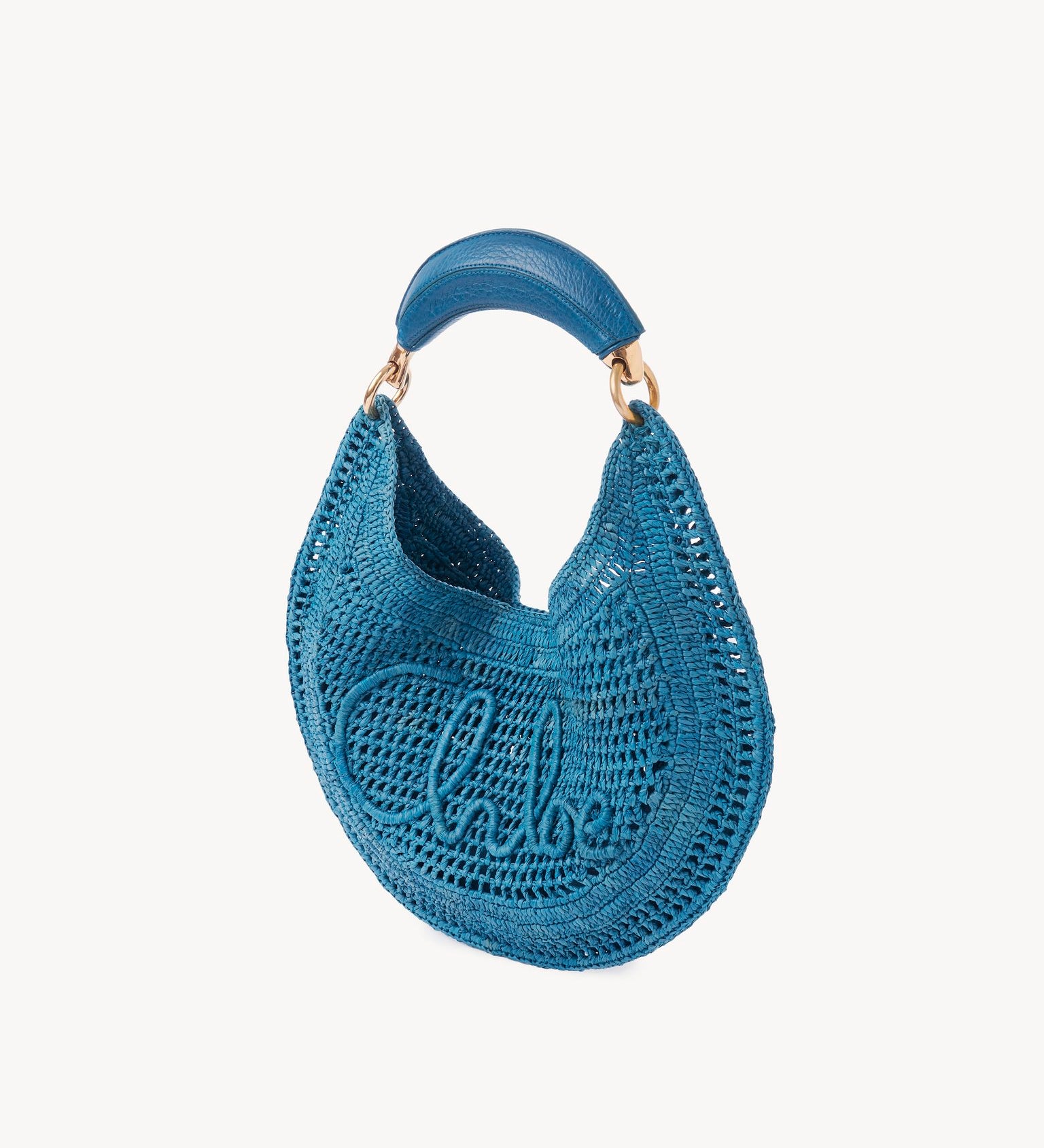 Chloé Chloé - Summer Banana hobo bag in raffia