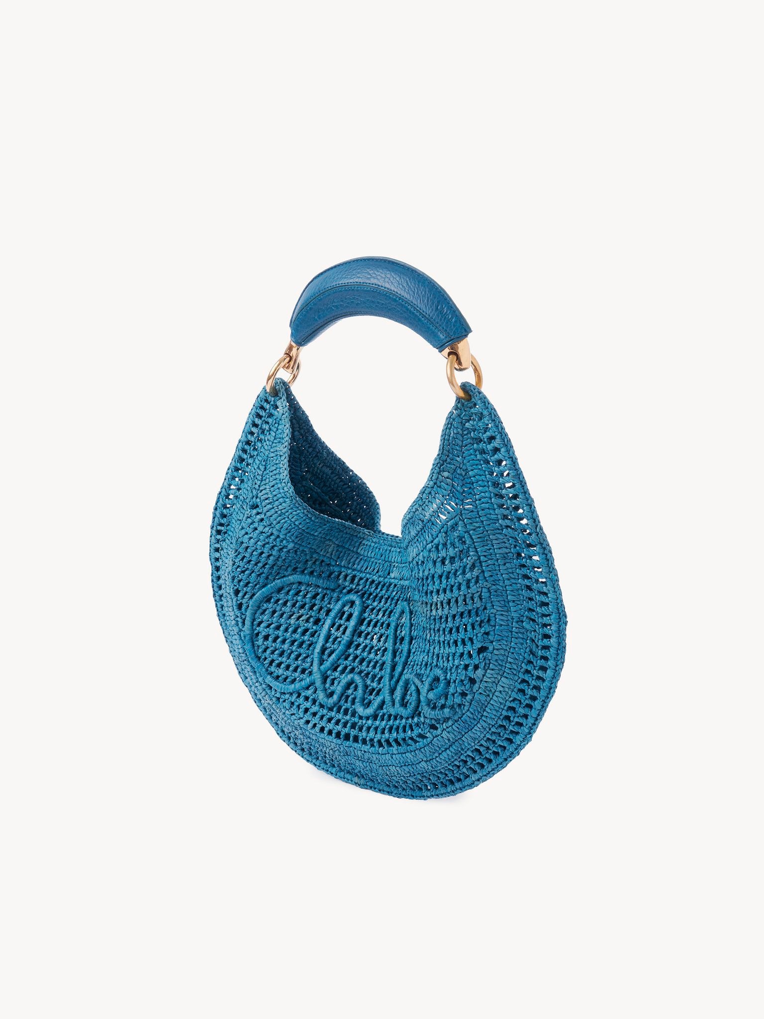 Chloé Chloé - Summer Banana hobo bag in raffia
