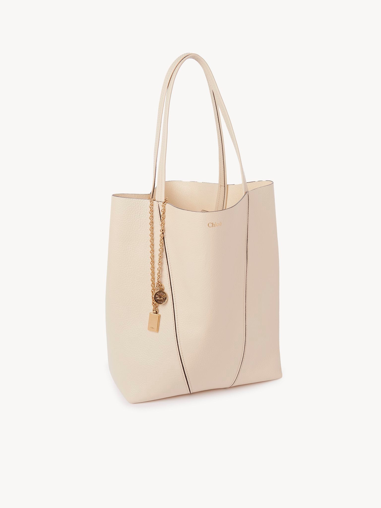 Chloé Chloé - Chloé Spin tote bag in grained leather