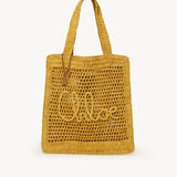 Chloé Chloé - Summer Banana tote bag in raffia
