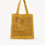 Chloé Chloé - Summer Banana tote bag in raffia