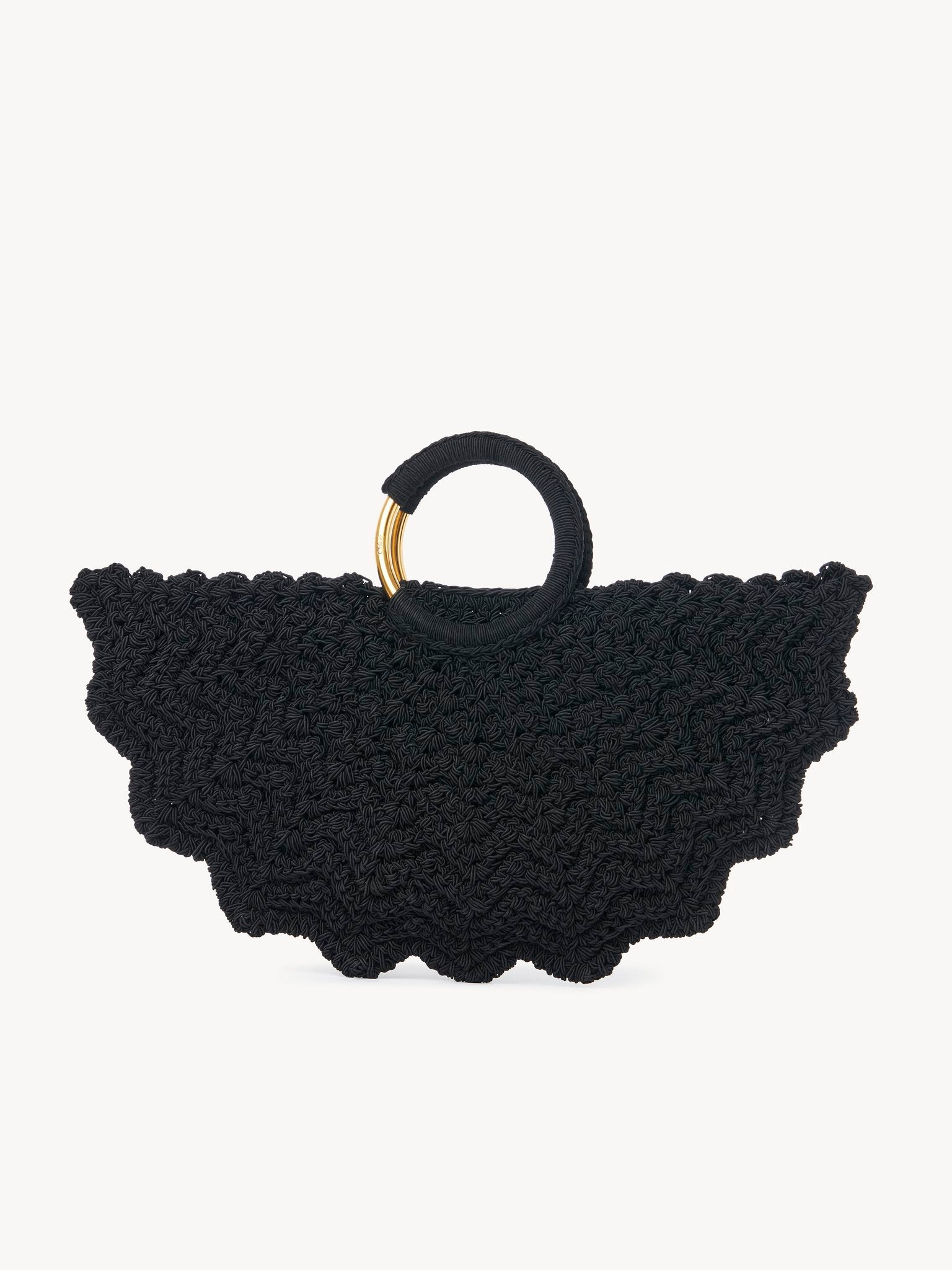 Chloé Chloé - Small Bracelet Paravent tote bag in crochet