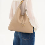 Chloé Chloé - Marcie hobo bag in grained leather