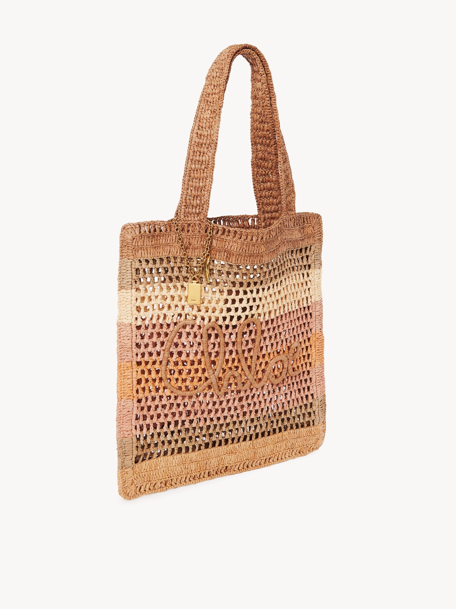 Chloé Chloé - Summer Banana tote bag in raffia
