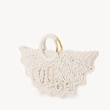 Chloé Chloé - Small Bracelet Paravent tote bag in crochet