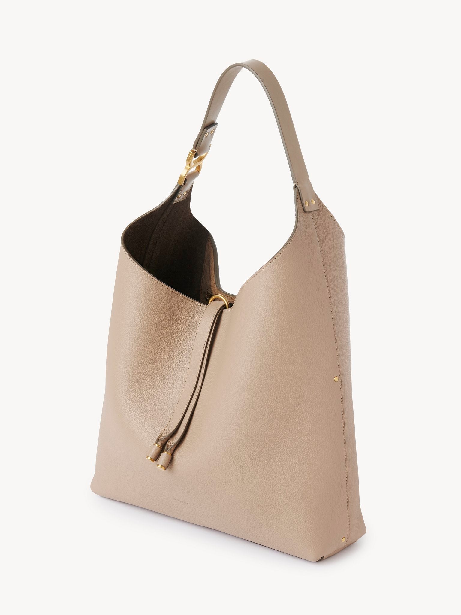 Chloé Chloé - Marcie hobo bag in grained leather