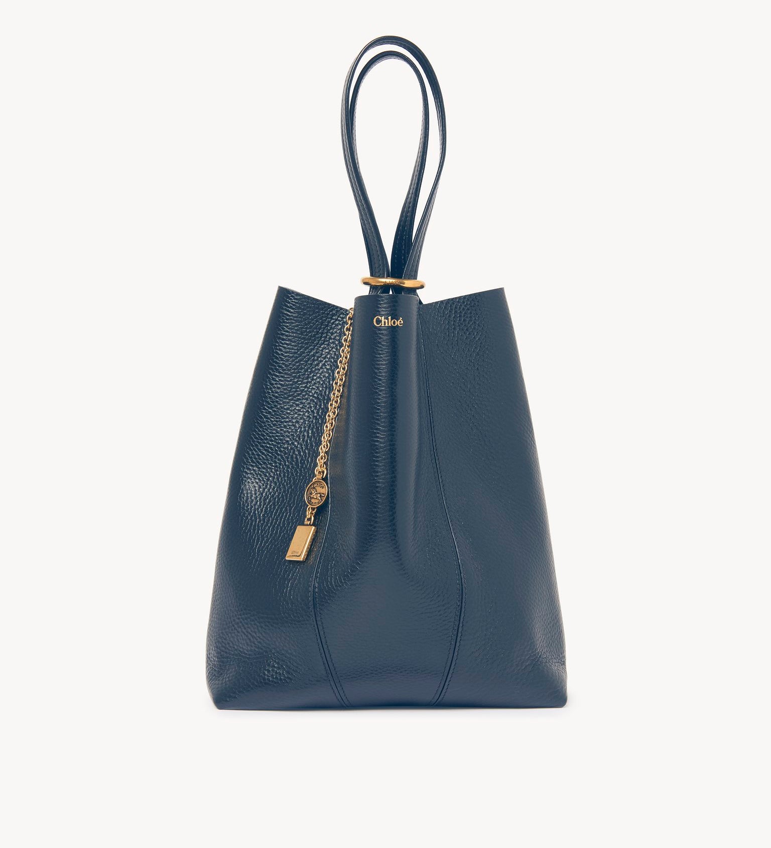 Chloé Chloé - Chloé Spin tote bag in grained leather