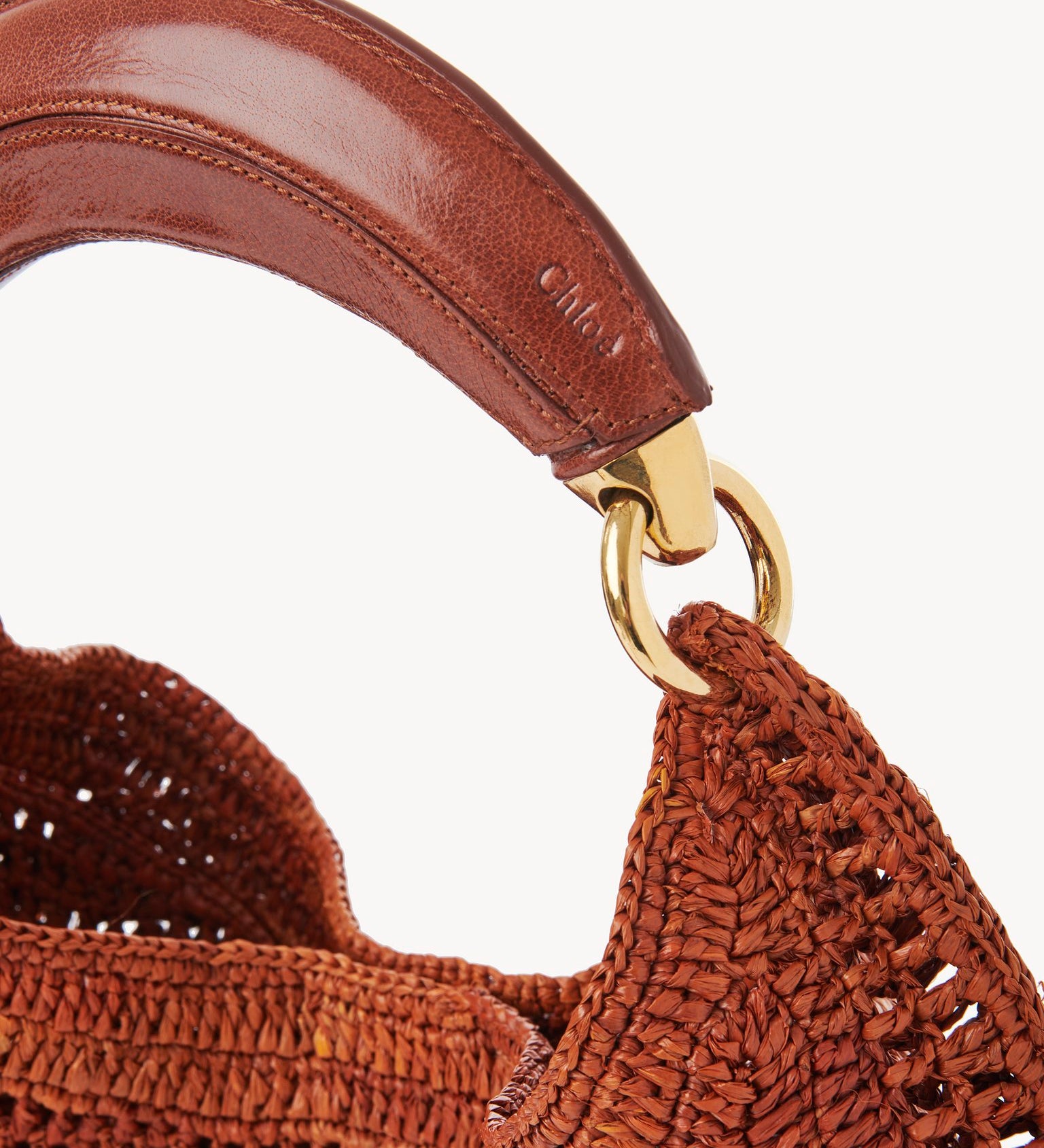 Chloé Chloé - Summer Banana hobo bag in raffia