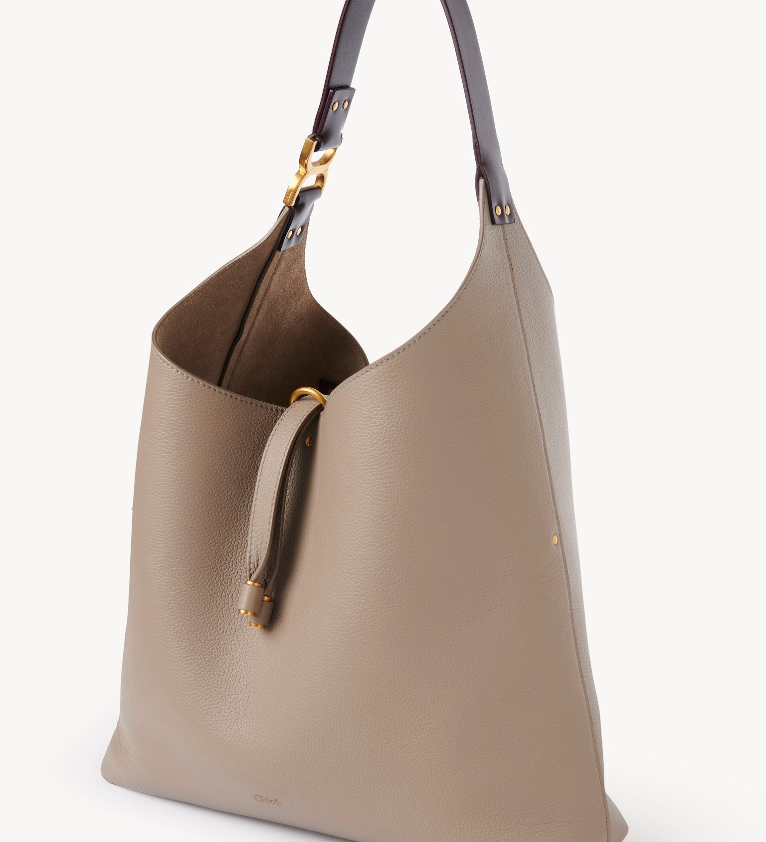 Chloé Chloé - Marcie hobo bag in grained leather