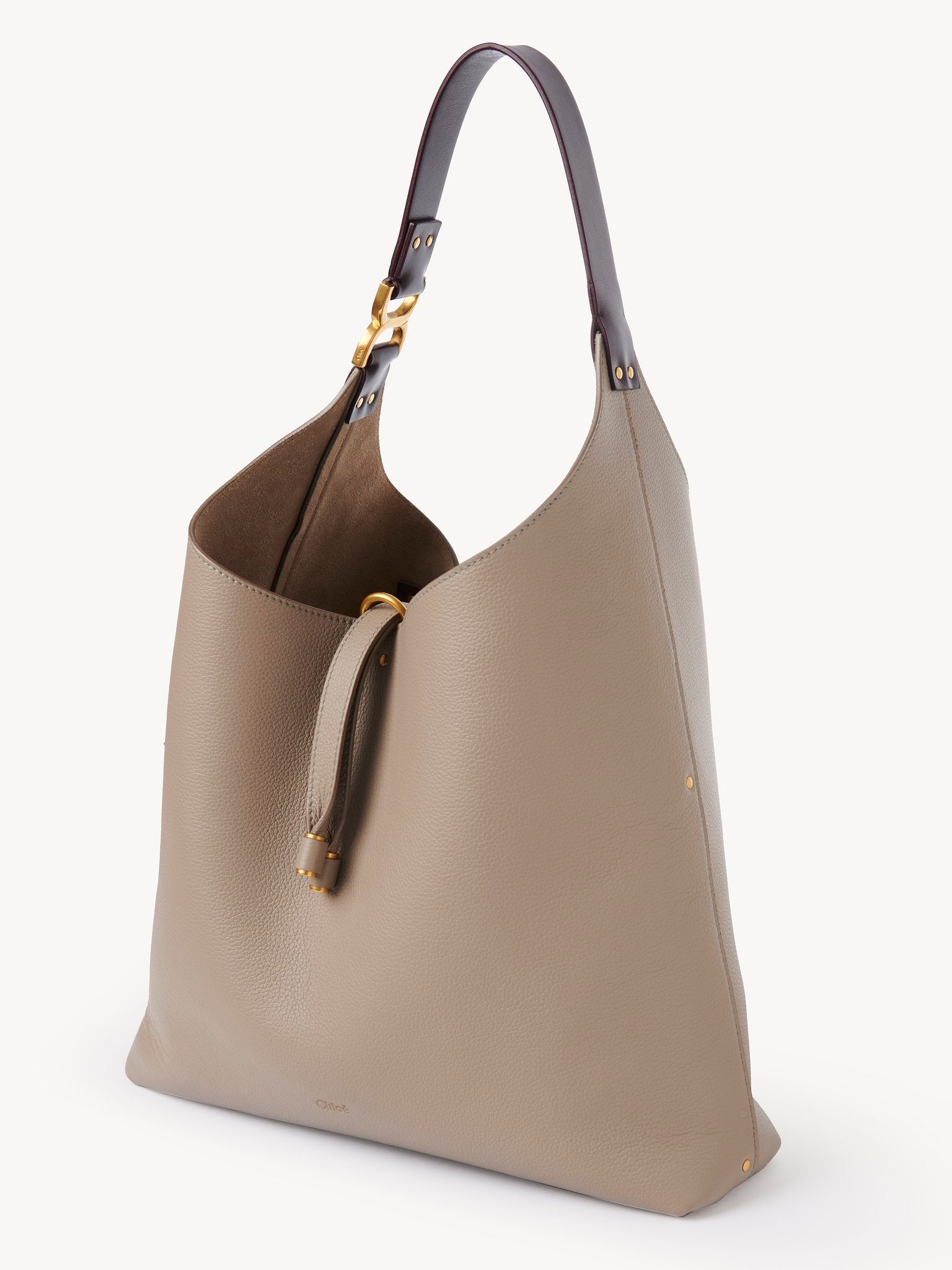 Chloé Chloé - Marcie hobo bag in grained leather