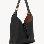 Chloé Chloé - Small Marcie hobo bag in grained leather
