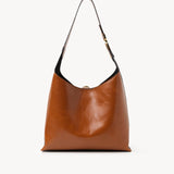 Chloé Chloé - Small Marcie hobo bag in shiny leather