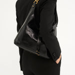 Chloé Chloé - Small Marcie hobo bag in shiny leather