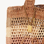 Chloé Chloé - Summer Banana tote bag in raffia