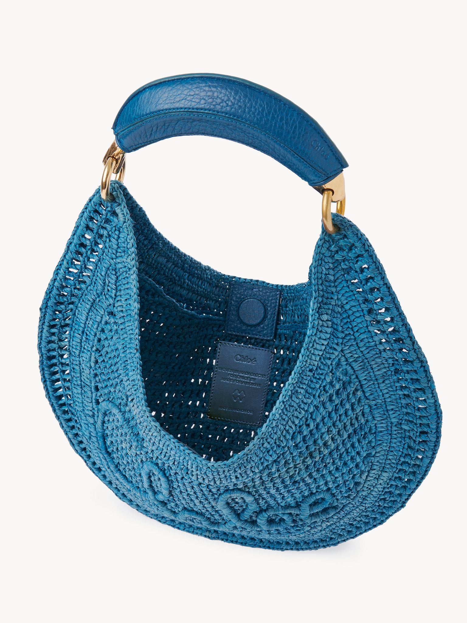 Chloé Chloé - Summer Banana hobo bag in raffia