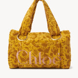 Chloé Chloé - Large Chloé Plage tote bag in jacquard terry