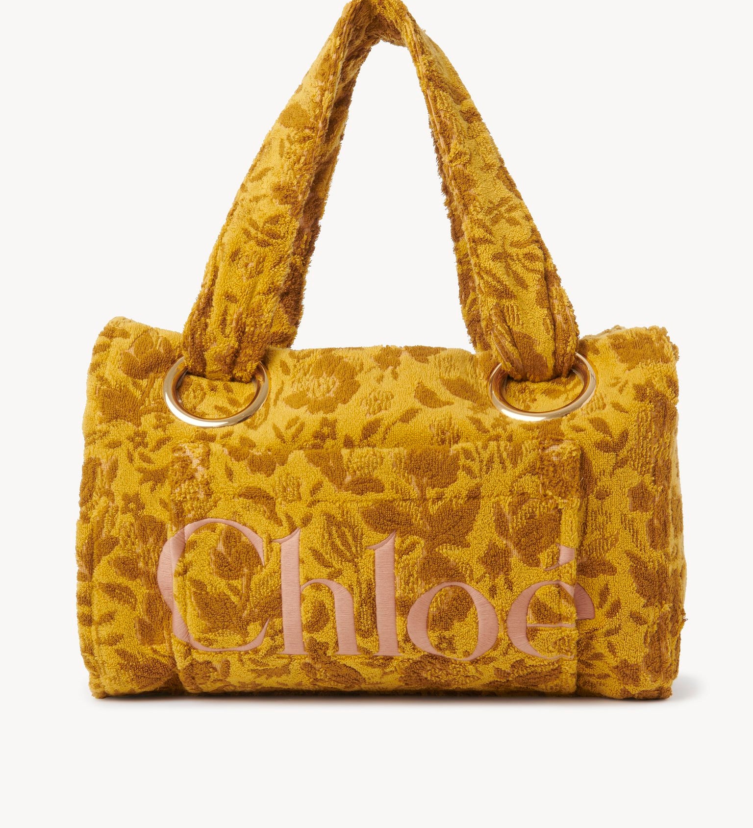 Chloé Chloé - Large Chloé Plage tote bag in jacquard terry