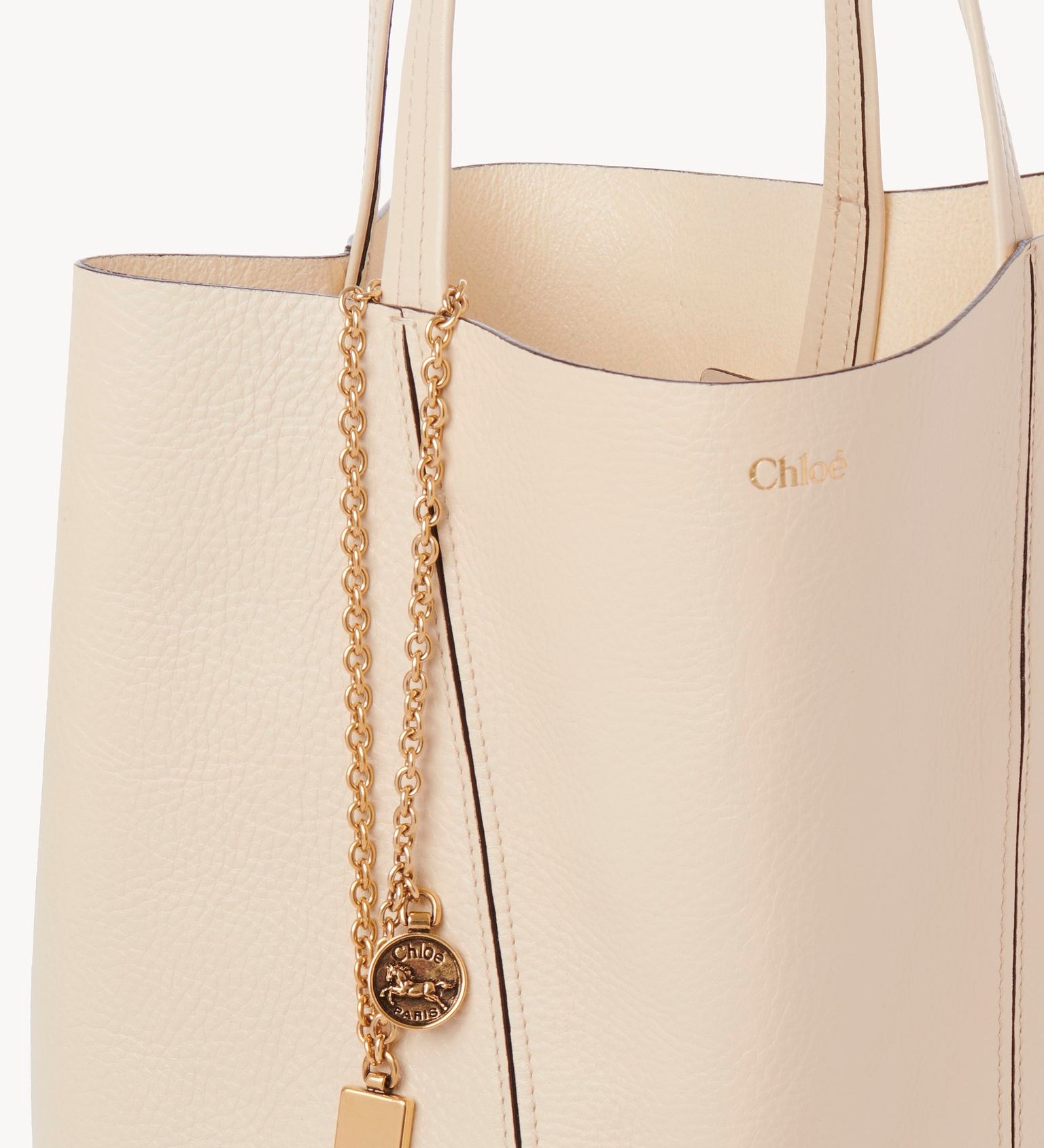 Chloé Chloé - Chloé Spin tote bag in grained leather