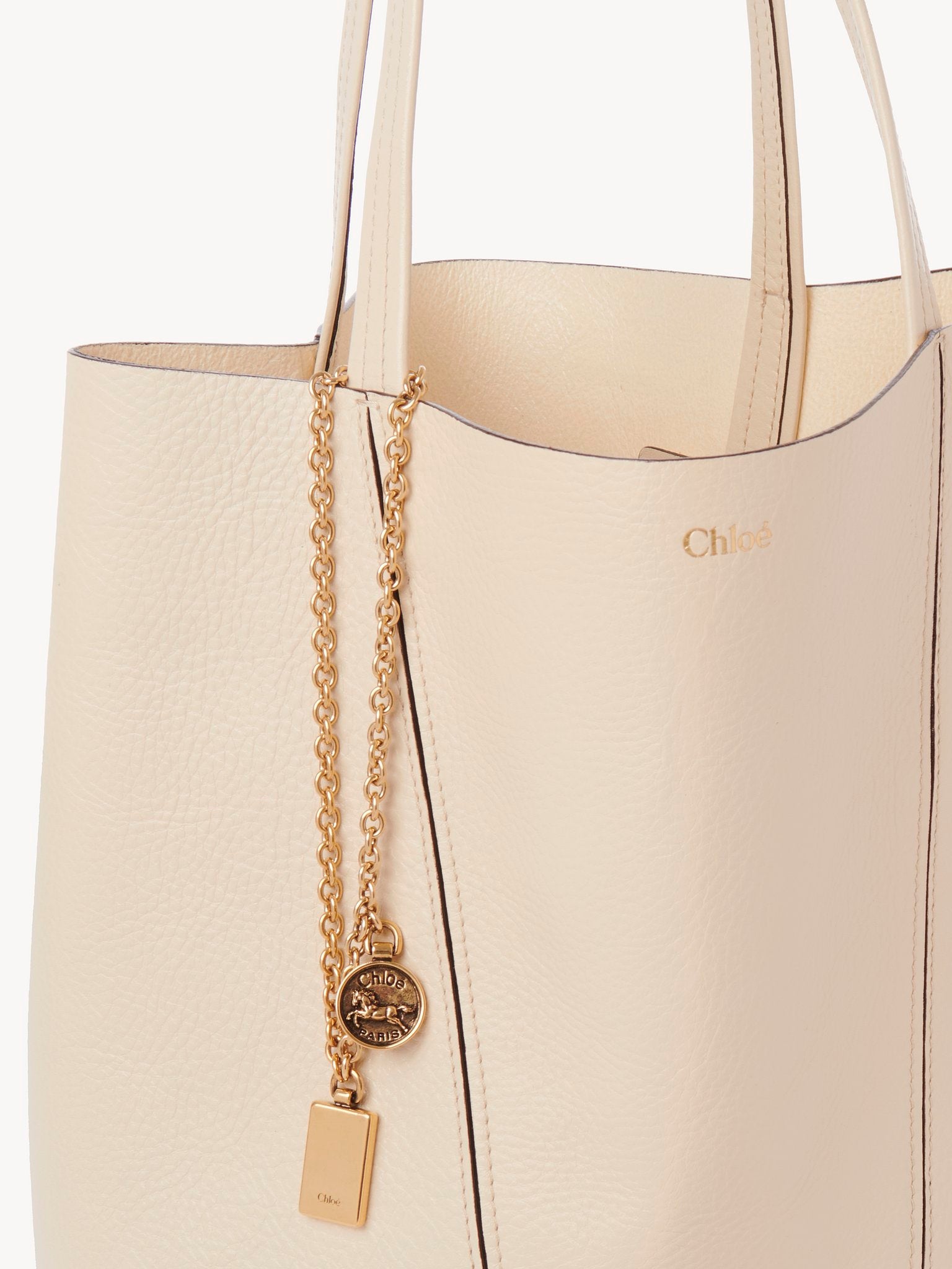 Chloé Chloé - Chloé Spin tote bag in grained leather