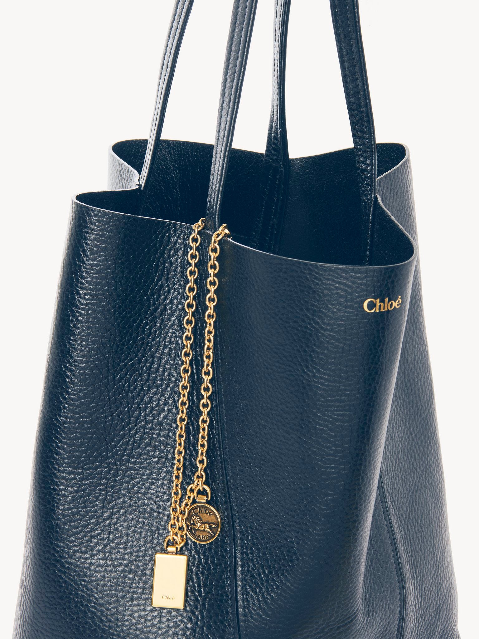 Chloé Chloé - Chloé Spin tote bag in grained leather