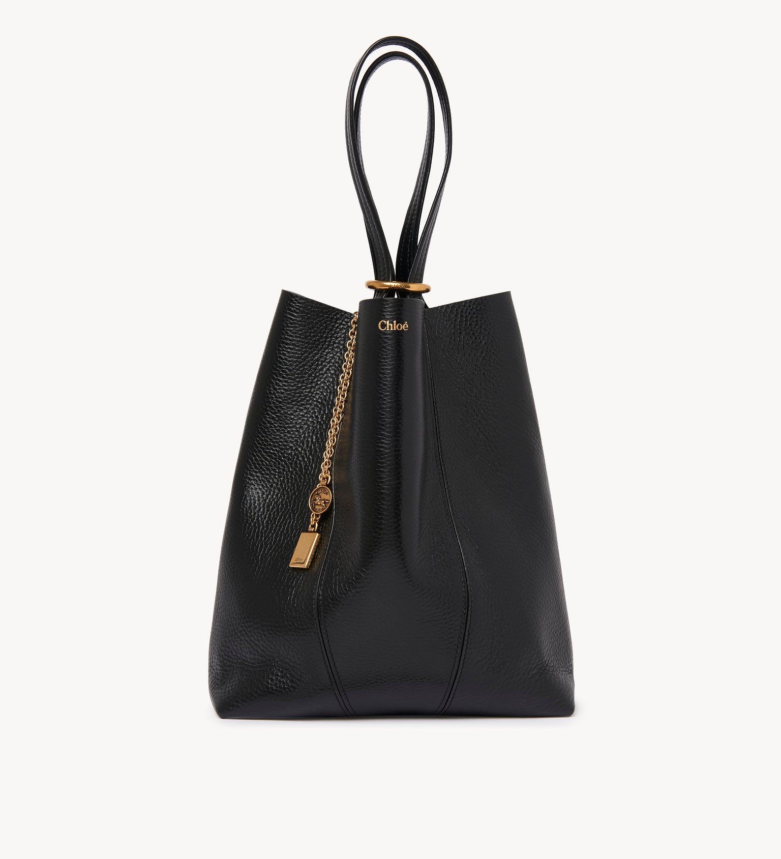 Chloé Chloé - Chloé Spin tote bag in grained leather