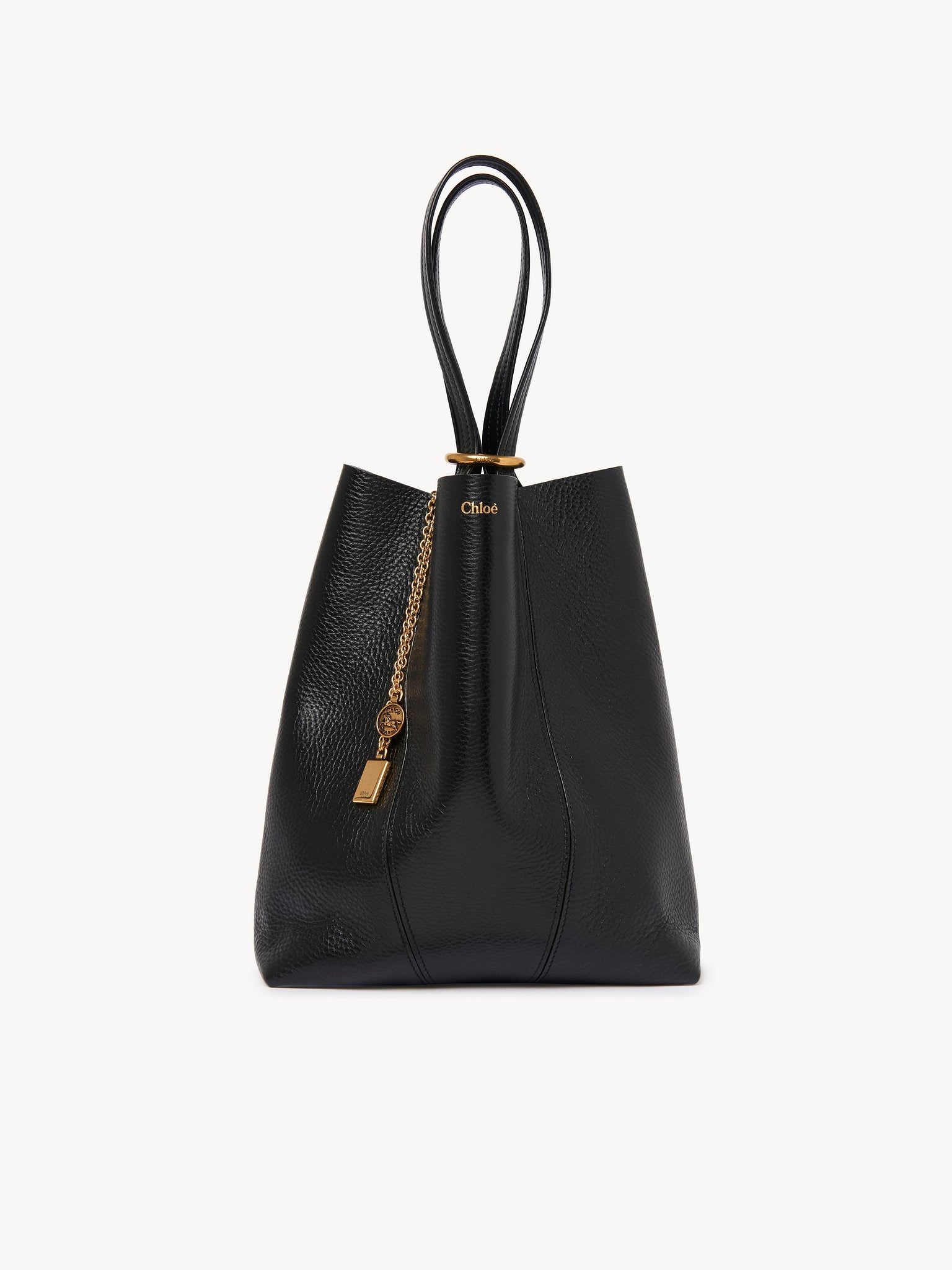 Chloé Chloé - Chloé Spin tote bag in grained leather