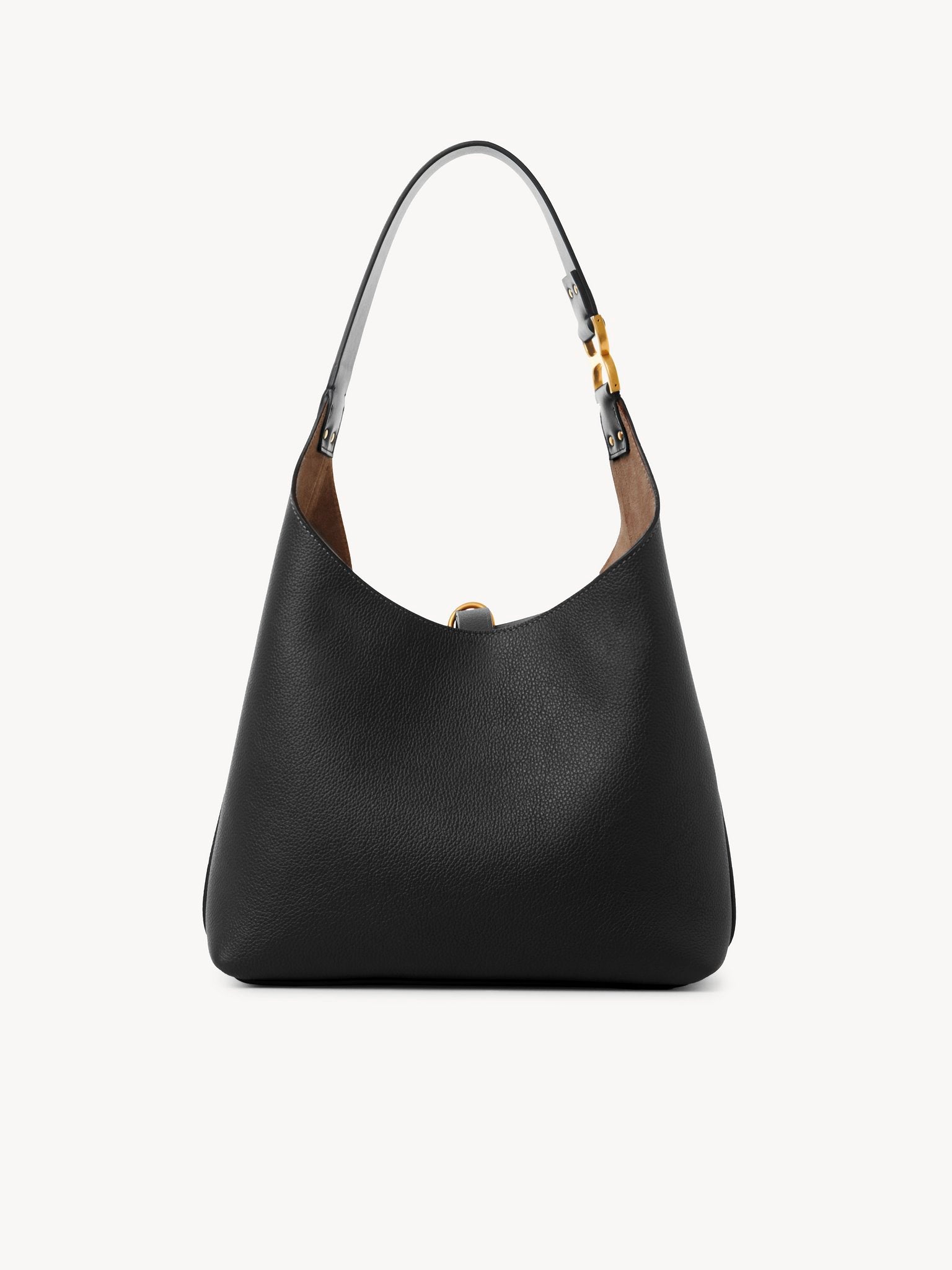 Chloé Chloé - Small Marcie hobo bag in grained leather