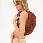 Chloé Chloé - Summer Banana hobo bag in raffia
