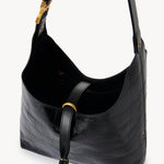Chloé Chloé - Small Marcie hobo bag in croco-effect leather