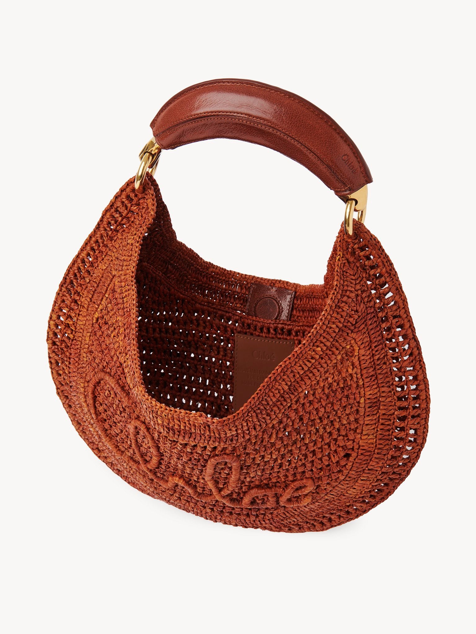 Chloé Chloé - Summer Banana hobo bag in raffia