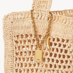 Chloé Chloé - Summer Banana tote bag in raffia