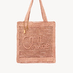 Chloé Chloé - Summer Banana tote bag in raffia