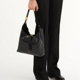 Chloé Chloé - Small Marcie hobo bag in shiny leather