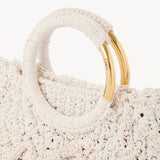 Chloé Chloé - Small Bracelet Paravent tote bag in crochet