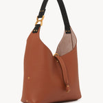 Chloé Chloé - Small Marcie hobo bag in grained leather