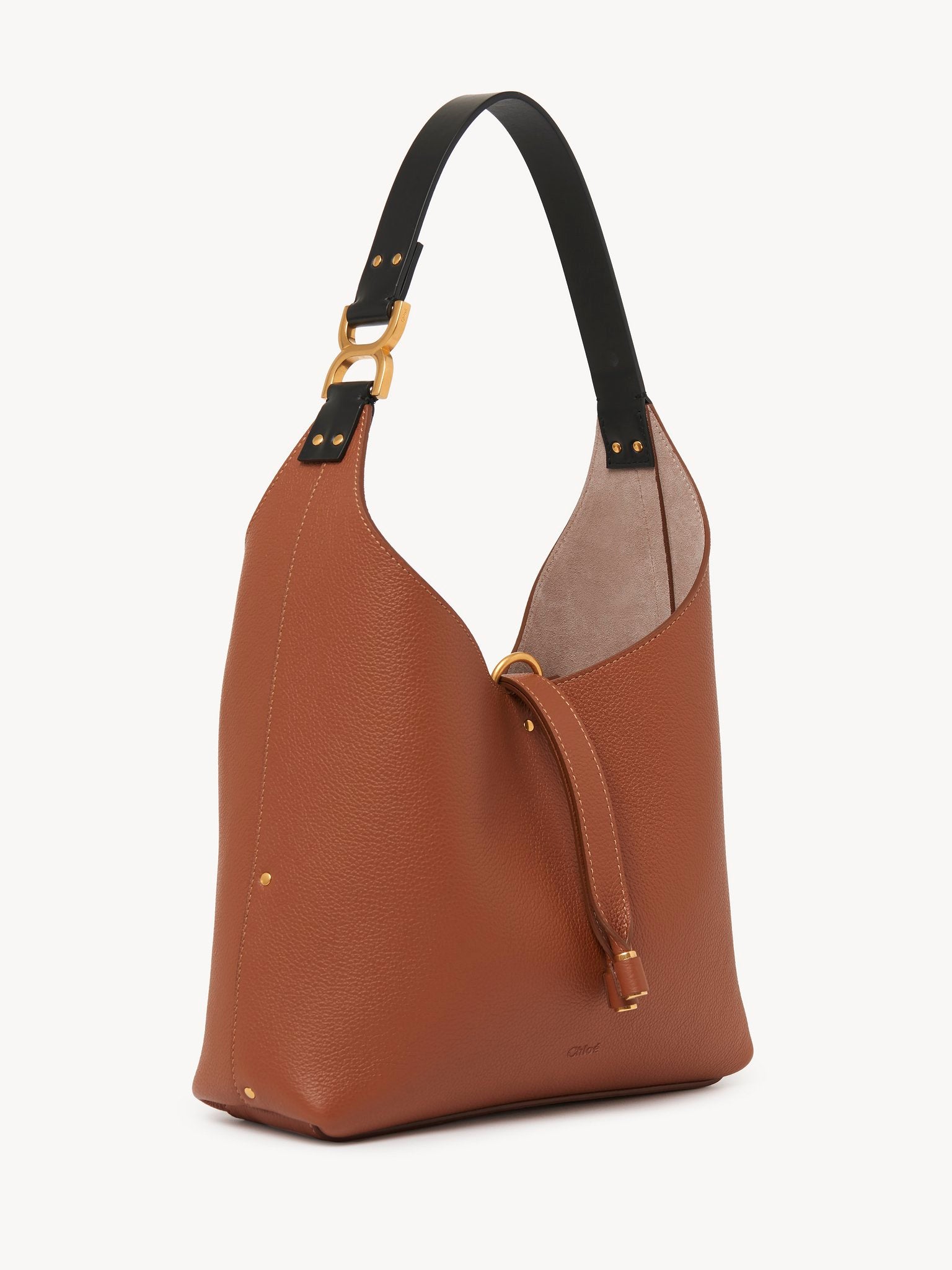 Chloé Chloé - Small Marcie hobo bag in grained leather