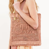 Chloé Chloé - Summer Banana tote bag in raffia