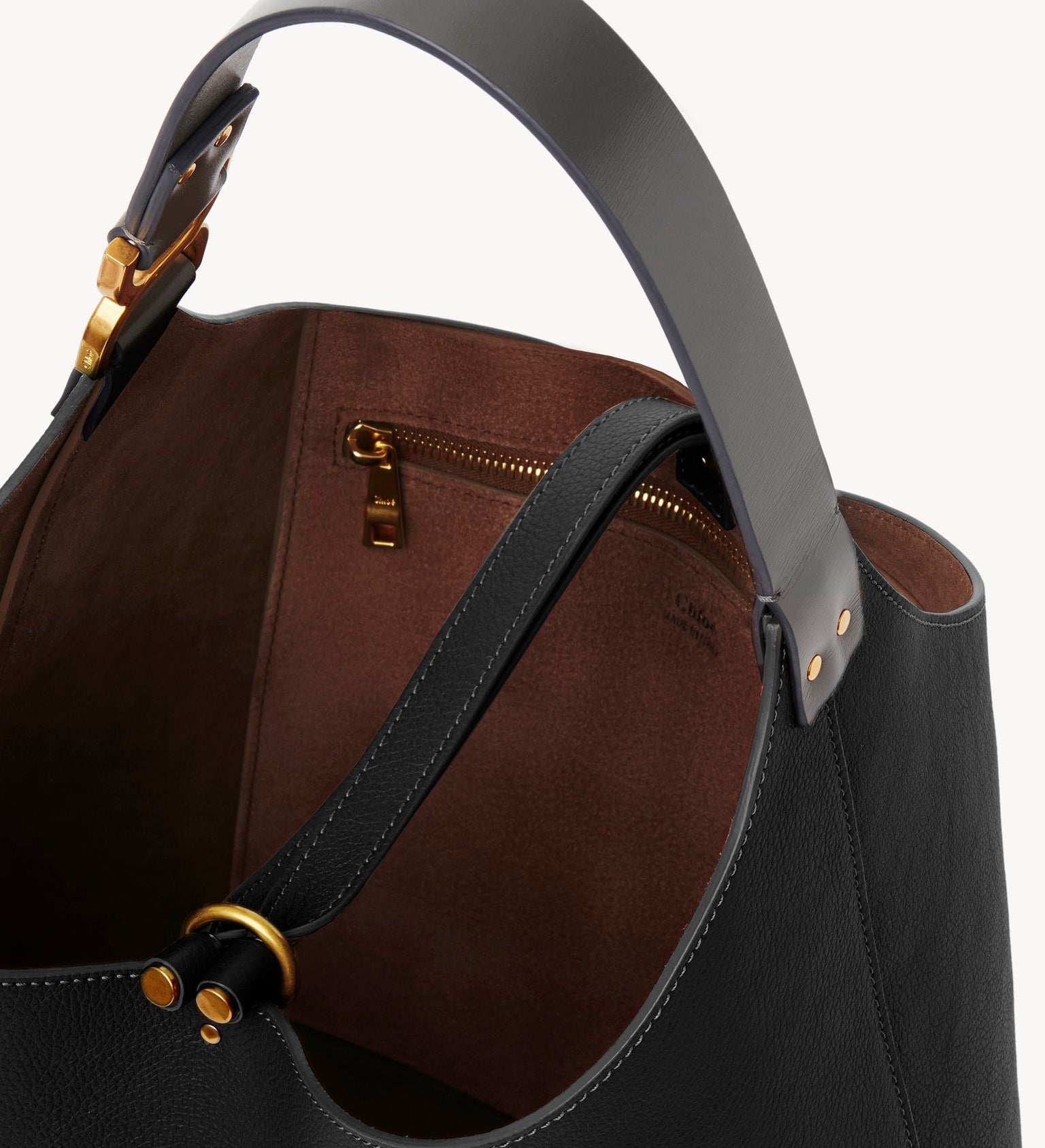 Chloé Chloé - Small Marcie hobo bag in grained leather
