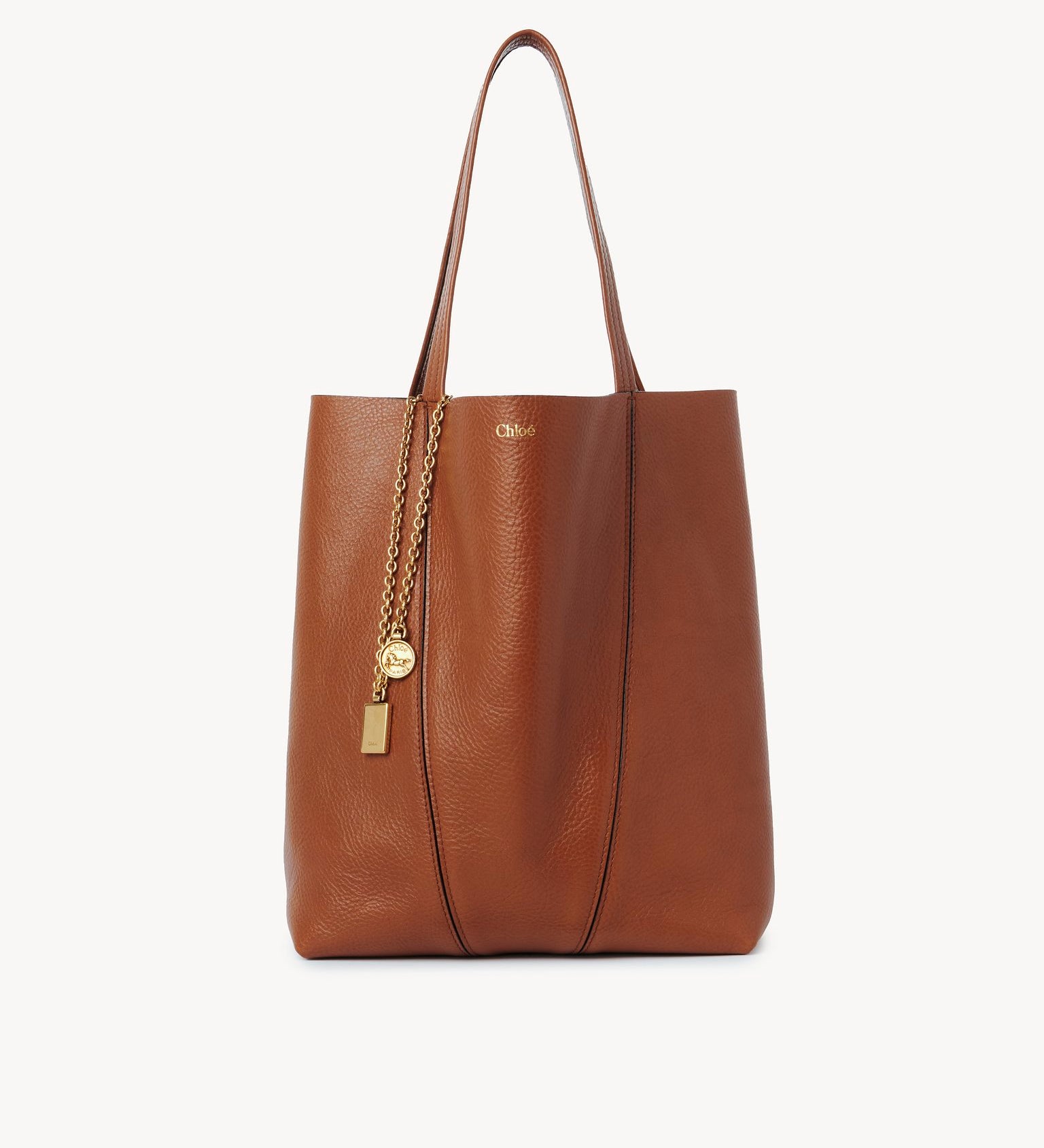 Chloé Chloé - Chloé Spin tote bag in grained leather
