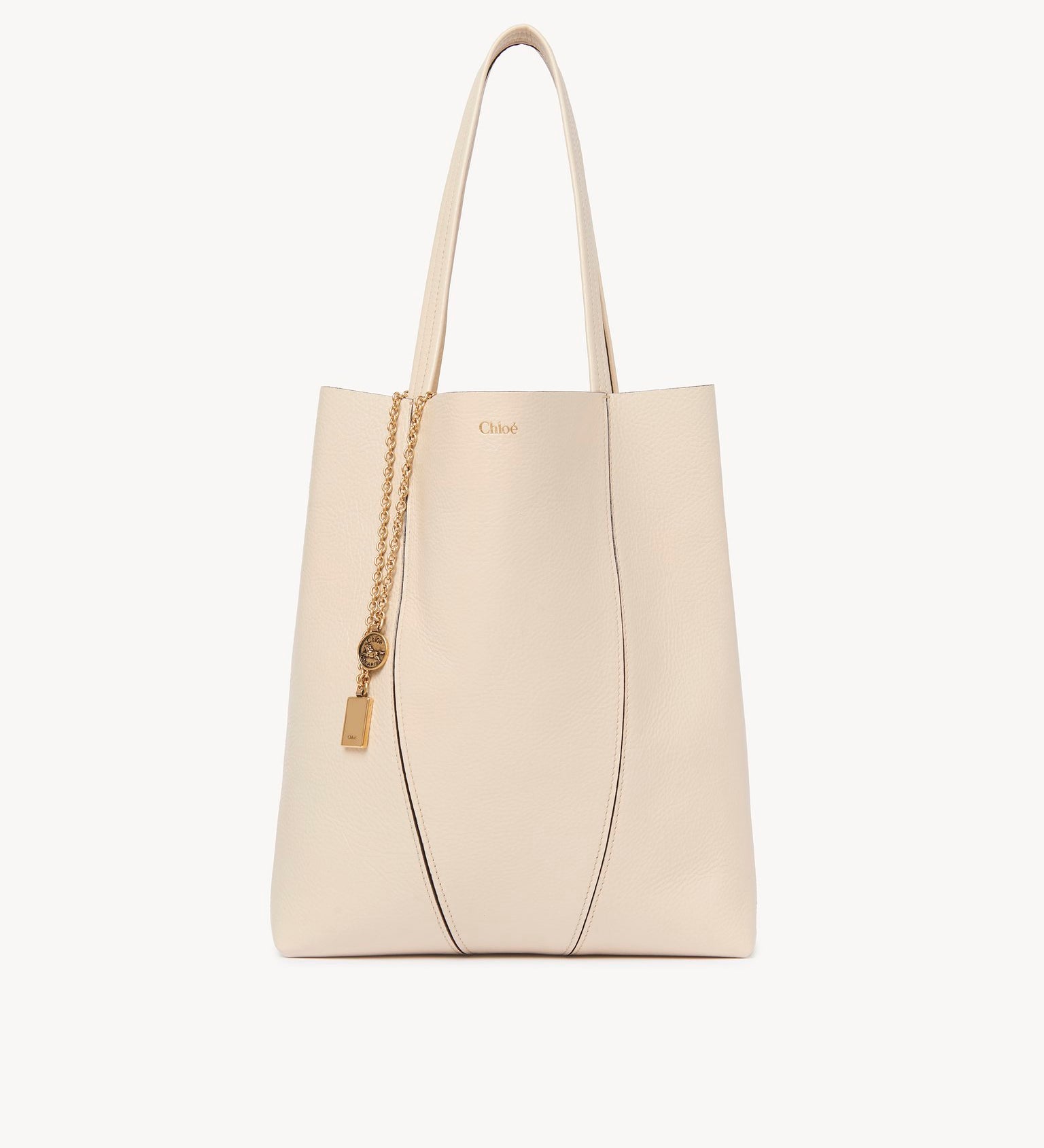 Chloé Chloé - Chloé Spin tote bag in grained leather