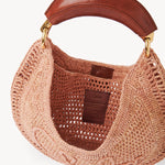 Chloé Chloé - Summer Banana hobo bag in raffia