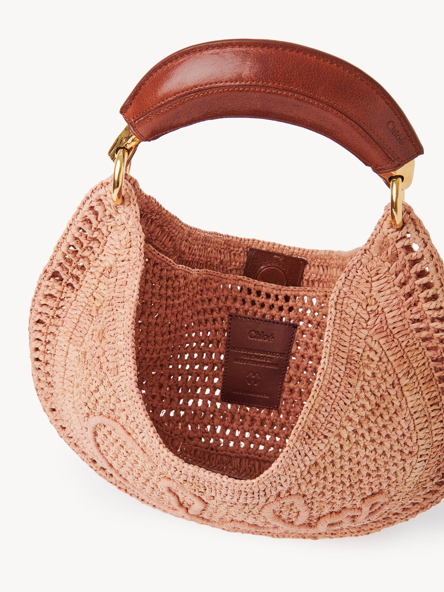 Chloé Chloé - Summer Banana hobo bag in raffia