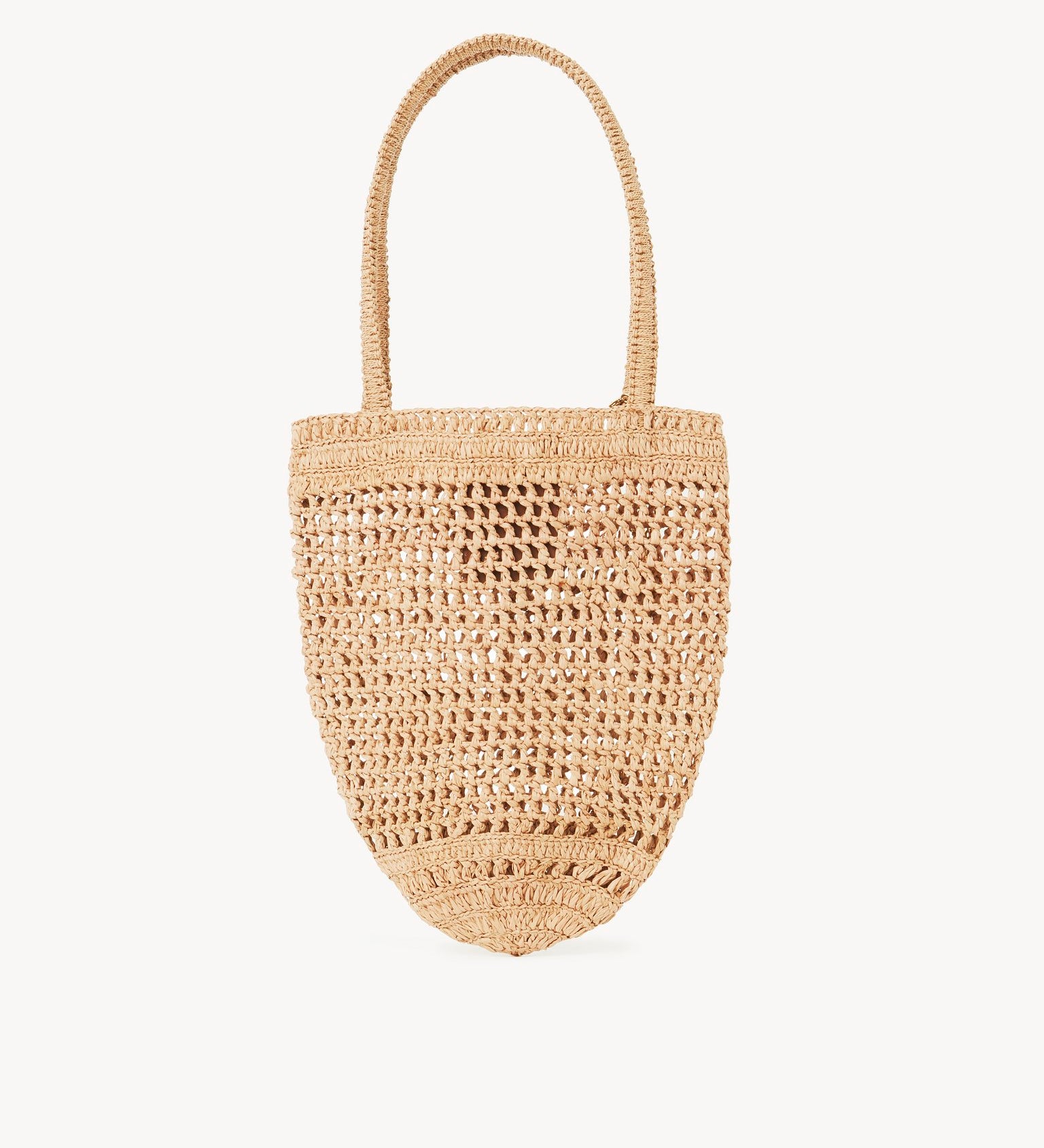 Chloé Chloé - Small Summer Banana tote bag in raffia