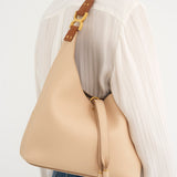 Chloé Chloé - Small Marcie hobo bag in grained leather