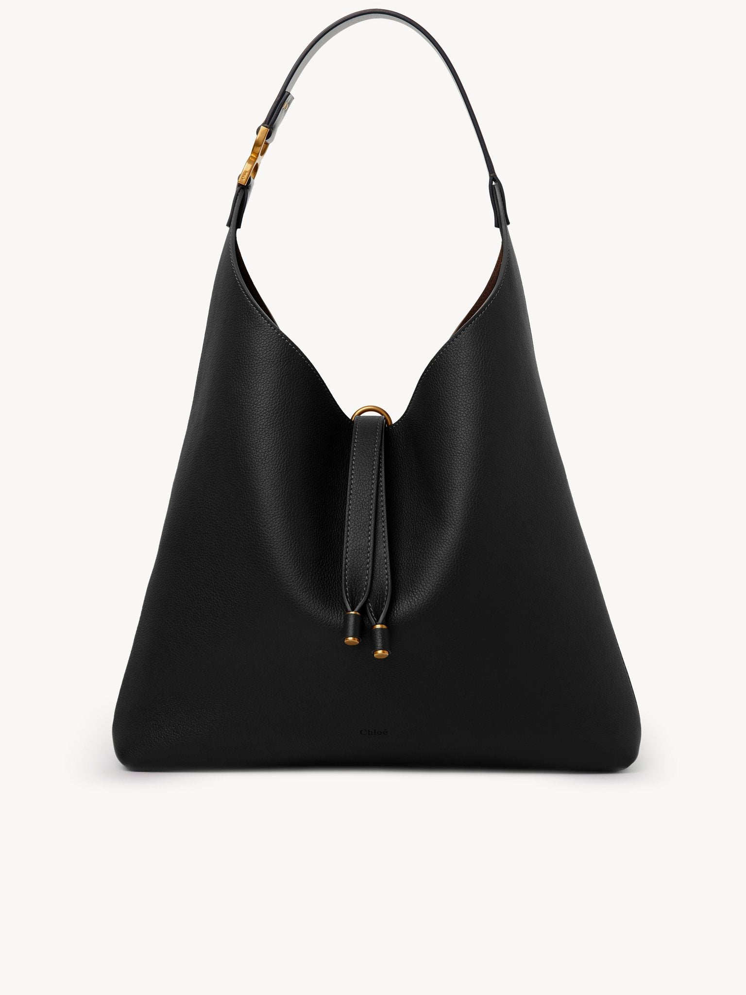 Chloé Chloé - Marcie hobo bag in grained leather
